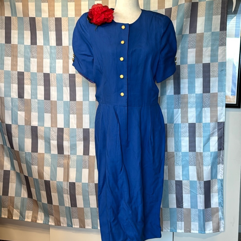 Vintage Albert Nipon Neiman Marcus Executive Dres… - image 1